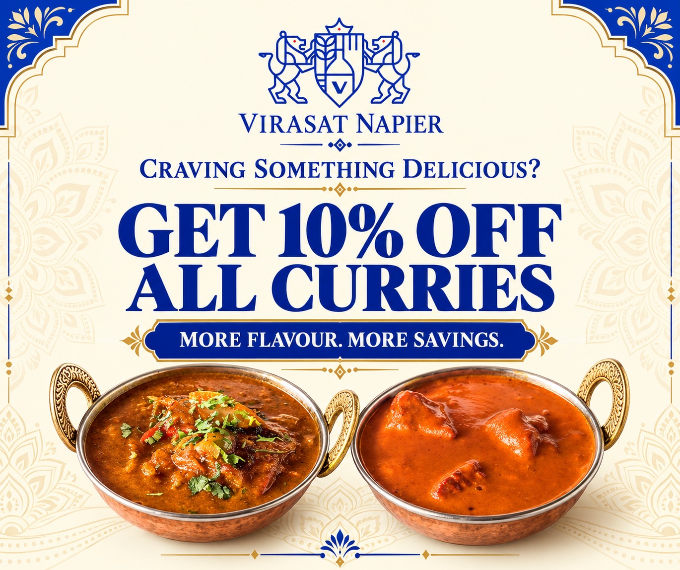 10 % Off On All The CURRY