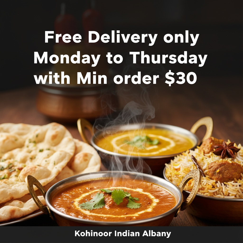 Free Delivery only Monday to Thursday with Min order $30