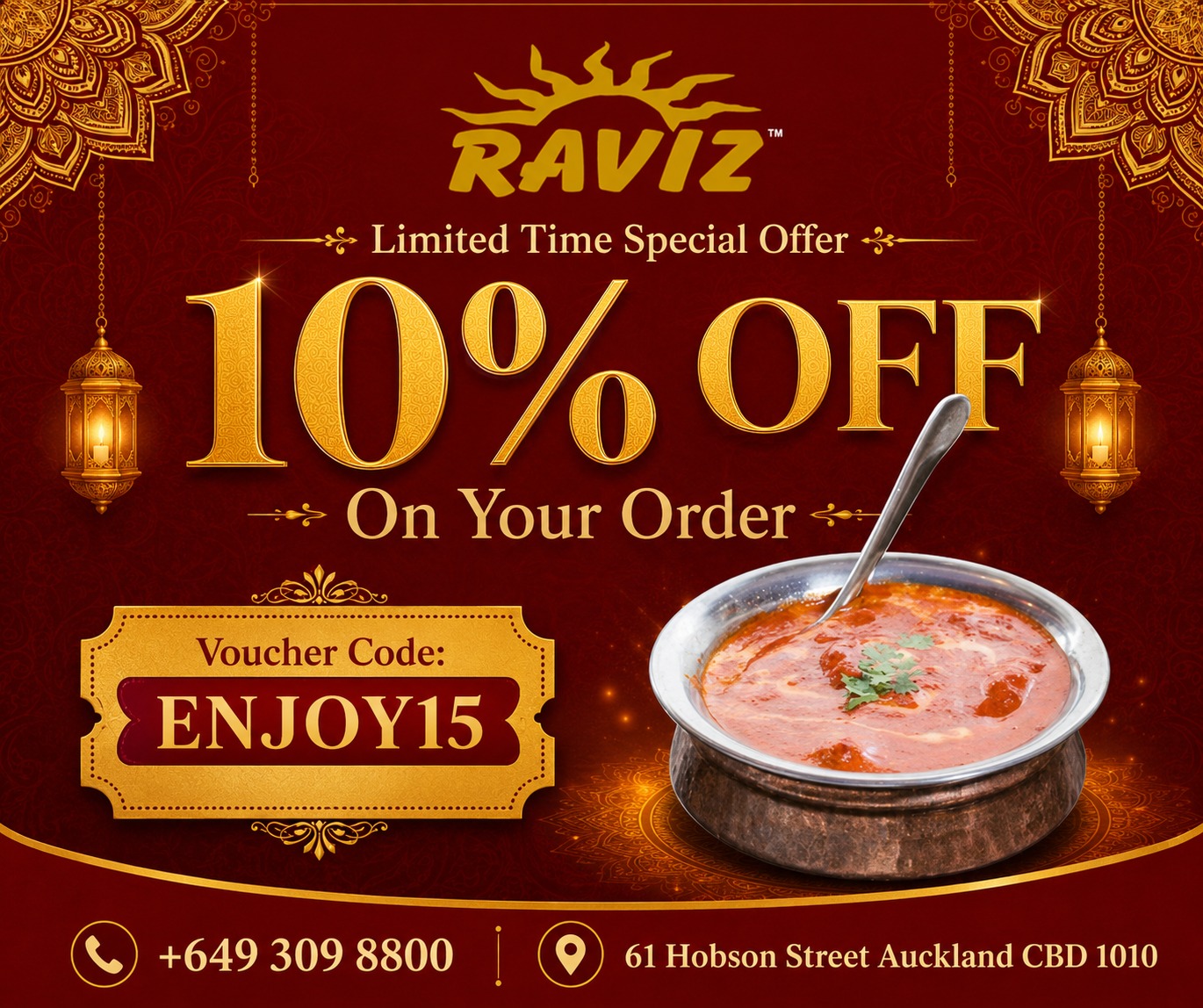 10% off on your order 