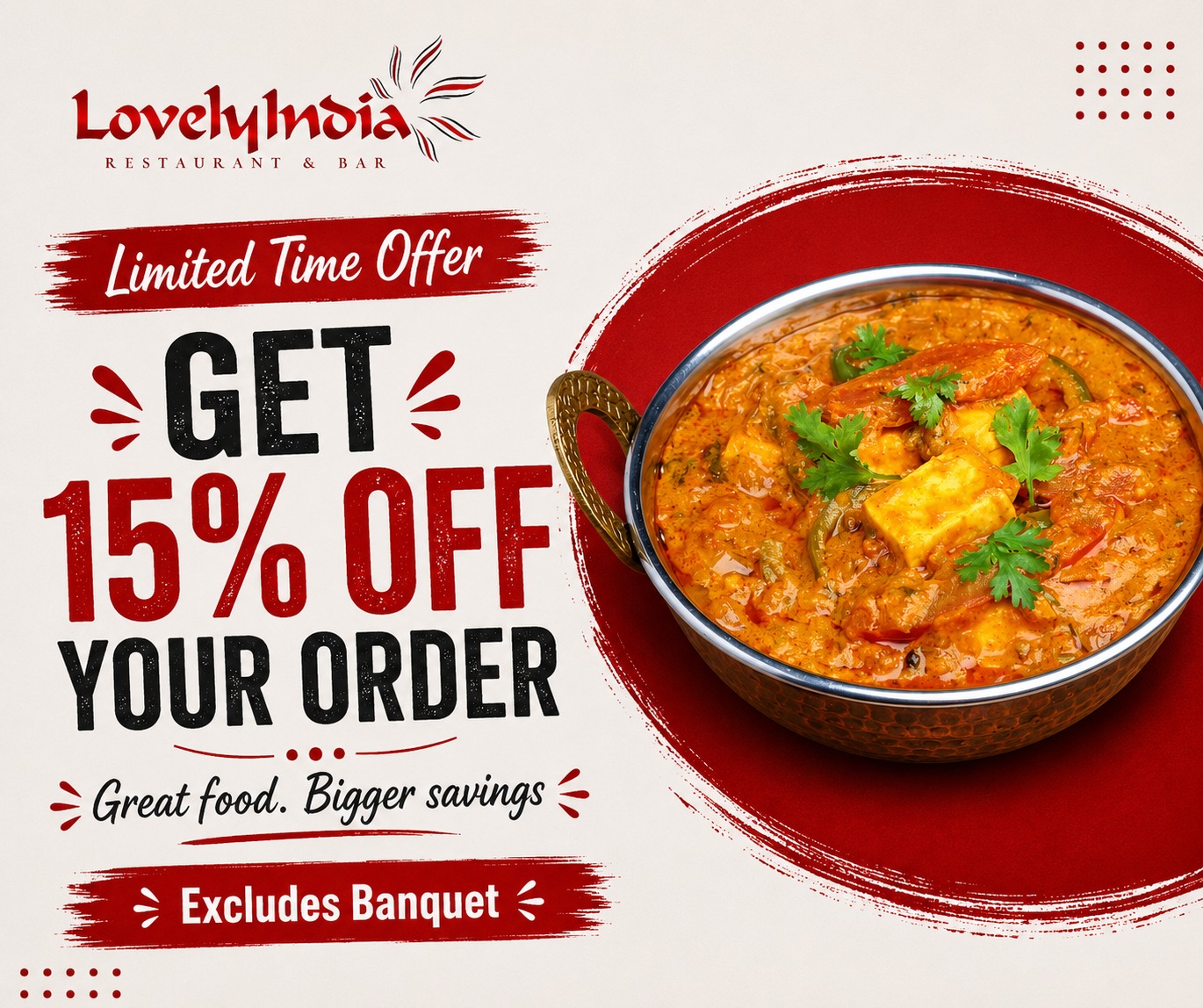 15% Off on Your Order 