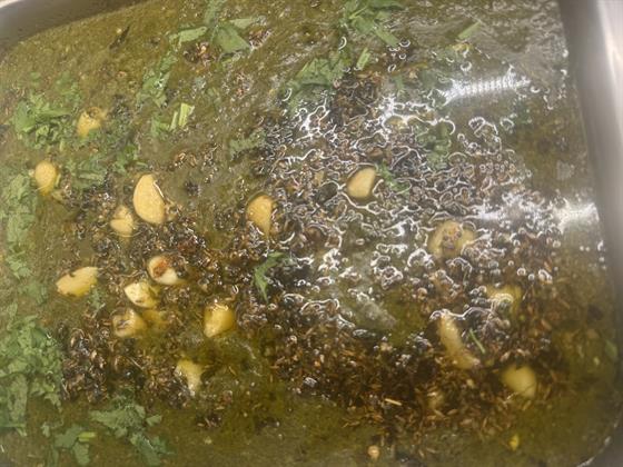 Palak paneer (Saag paneer)