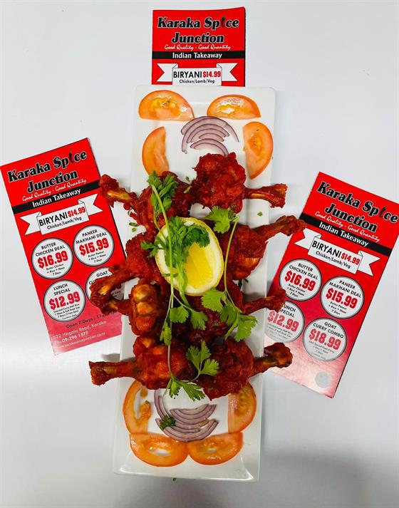 Karaka Spice Junction Indian Food for Takeaway in Karaka South