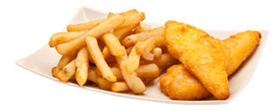 Crunchy Fish Fingers and Chips