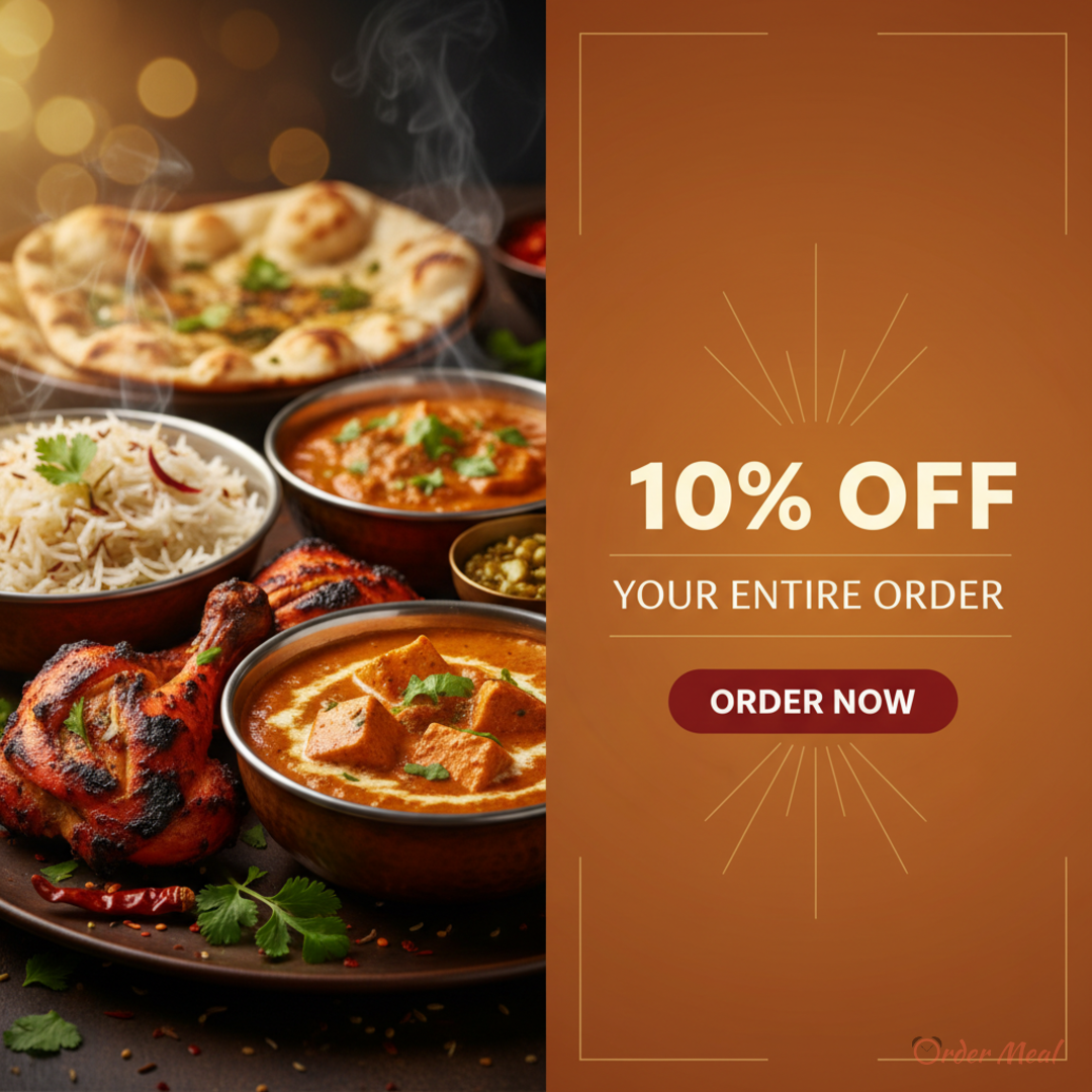 Thursday to Sunday and enjoy a 10% discount on all dine-in orders!